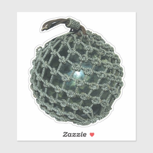 ガラス魚釣りネットフロートステッカー シール (シート)