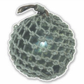 ガラス魚釣りネットフロートステッカー シール (正面)