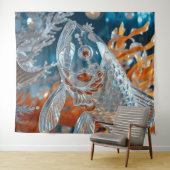 ガラス魚│澄んコイ魚| ラグ –  タペストリー (インサイチュ(横))