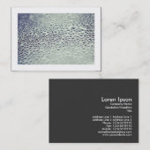 ガラス01上の水滴縁ど() 名刺 (正面/裏面)