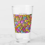 ガラス021 -猫-楽しい時間 タンブラーグラス (正面)