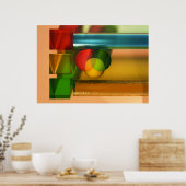 ガラス04 ポスター (キッチン)