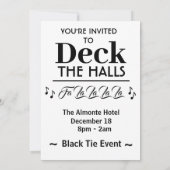 ガラス オーナメント/スノー ゴールド/招待状 招待状 (裏面)