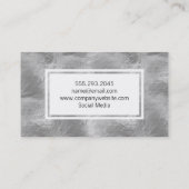 ガラス |テクスチャ 名刺 (裏面)