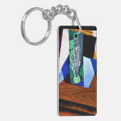 ガラス – テーブル上のガラス キーホルダー (正面左)