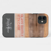 ガラス!ハンドルを気にしろ! Case-Mate iPhoneケース (裏面(横))