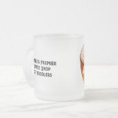 ガラス フロストグラスマグカップ (正面左)