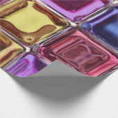 ガラス・ブロックのデザイン ラッピングペーパー (角)