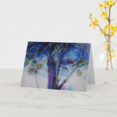 「ガラス・ボール20」 カード (黄色い花)