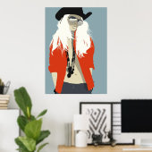 ガラス ポスター (ホームオフィス)