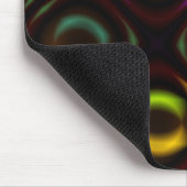 ガラス |レインボーフラクタルアート マウスパッド (コーナー)