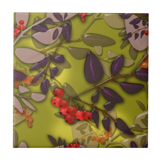 ガラス、ローワン、ローワンの束 タイル (正面)