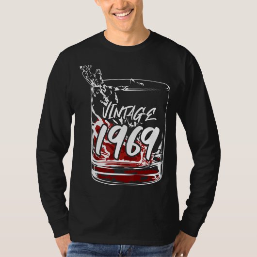 ガラス(ヴィンテージ付き) 1969 Tシャツ (正面)