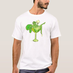 ガラス(文字無し)のアブサンの女の子 Tシャツ