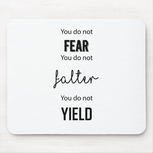 ガラスAelinの王位 マウスパッド (正面)