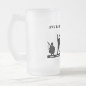 ガラスATXの戦術的な創設者 フロストグラスビールジョッキ (左)