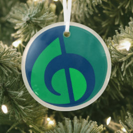 ガラスIVHロゴマークオーナメント ガラスオーナメント