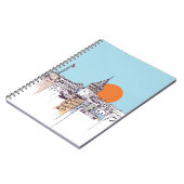 ガラタタワーとガラタディストリクトオブベイヨグリュイスタンブ ノートブック (左側)