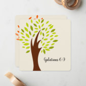 ガラチア人6:9聖なる書物、 経典カード ノートカード (正面/裏面インサイチュ)