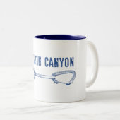ガラチンキャニオンモンタナロック登山クイックドロー ツートーンマグカップ (正面右)