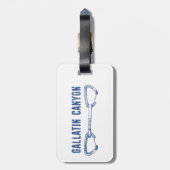 ガラチンキャニオンモンタナロック登山クイックドロー ラゲッジタグ (裏面縦)