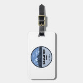 ガラチンレンジモンタナワイオミンキャンピング ラゲッジタグ (正面縦)