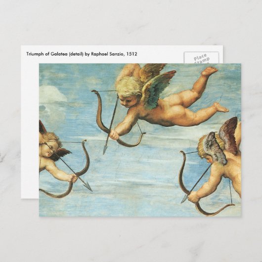 ガラテアアンジェルス詳細バイラファエルサンツィオ ポストカード (正面/裏面)