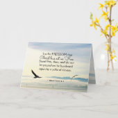 ガラティア人5:1自由のためのキリストが私たちを自由にしてくれた カード (黄色い花)