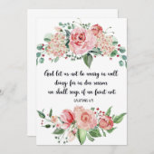 ガラティア人6時9分、聖なる書物、 経典、聖書の芸術、水彩  案内状 (正面/裏面)