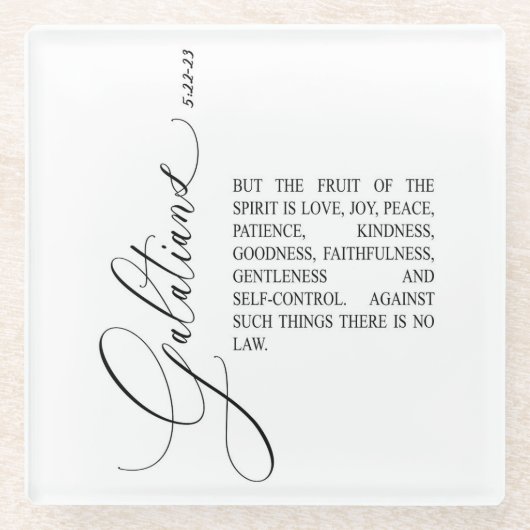 ガラテヤのガラスコースター ガラスコースター (正面)