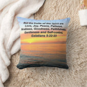 ガラテヤ人の聖書聖句の実 クッション (ブランケット)
