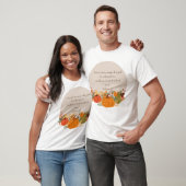 ガラテヤ人への手紙 6:9 収穫の秋 感謝のかぼちゃ Tシャツ (ユニセックス)