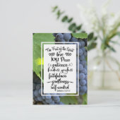 ガラテヤ書5:22-23 聖霊の実 ポストカード (スタンド正面)