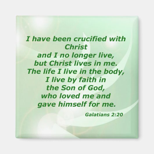 ガラテヤ2:20 マグネット (正面)