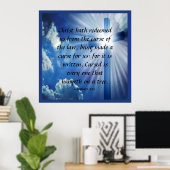 ガラテヤ3:13 ポスター (ホームオフィス)