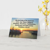 ガラテヤ5スピリットサンセットの果実 カード (黄色い花)