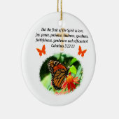 ガラテヤ5蝶フォトデザイン セラミックオーナメント (右)