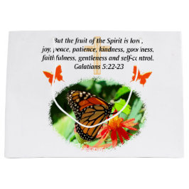 ガラテヤ5蝶フォトデザイン ラージペーパーバッグ