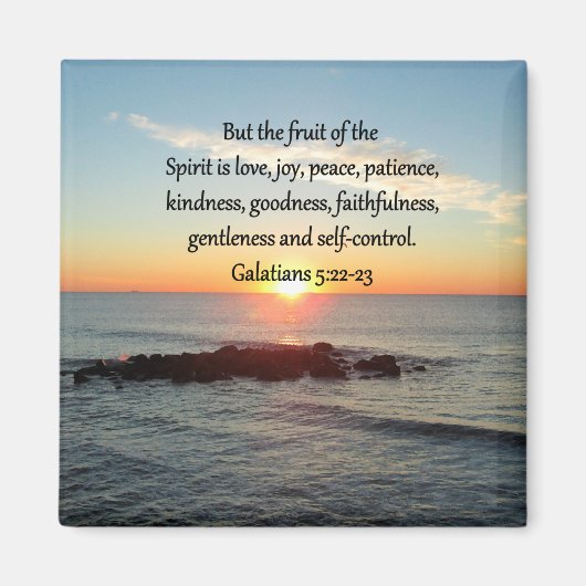 ガラテヤ5霊の果実 マグネット (正面)