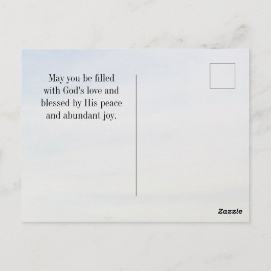 ガラテヤ5:1自由のためにキリストは私たちを自由にした ポストカード (裏面)