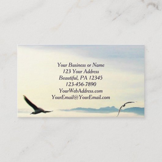 ガラテヤ5:1自由のためにキリストは私たちを自由にした 名刺 (裏面)