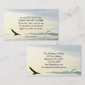 ガラテヤ5:1自由のためにキリストは私たちを自由にした 名刺 (正面/裏面)