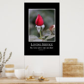 ガラテヤ5:13人に愛をもって仕える ポスター (キッチン)