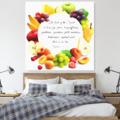 ガラテヤ5:22-23キャンバス印刷 キャンバスプリント (インサイチュ (寝室))