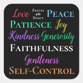 ガラテヤ5:22-23シール スクエアシール
