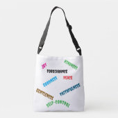 ガラテヤ5:22-23言葉トート クロスボディバッグ (裏面)