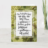 ガラテヤ5:22-23霊の実 カード (正面)