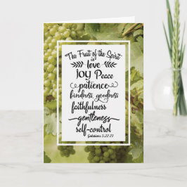 ガラテヤ5:22-23霊の実 カード