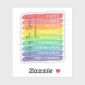 ガラテヤ5:22-23霊の実 シール (シート)