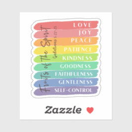 ガラテヤ5:22-23霊の実 シール